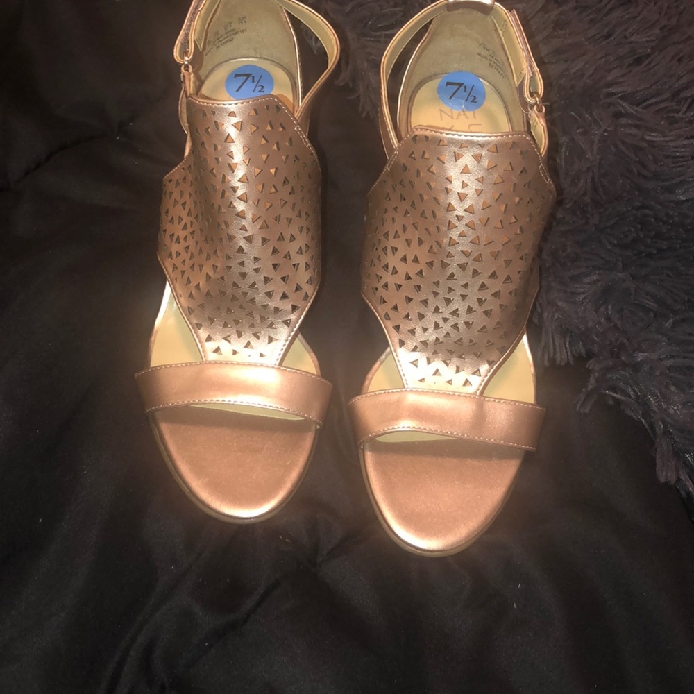 Rose gold heels